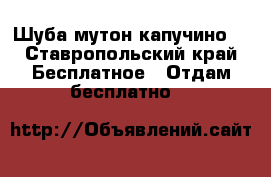 Шуба мутон капучино  - Ставропольский край Бесплатное » Отдам бесплатно   